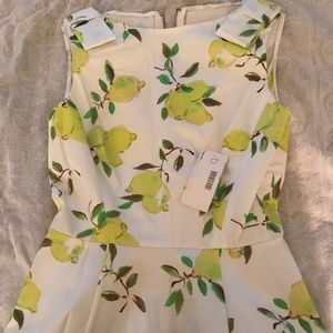 Kate Spade Thalia lemon print top size 0